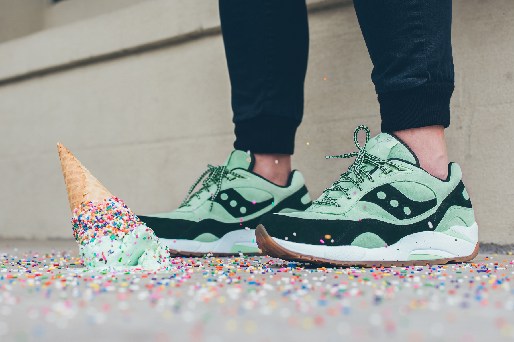 Mint Ice Cream Inspired Sneakers 